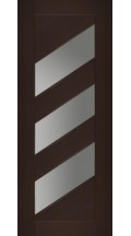 Диагональ 2 широкое стекло экошпон Двери Belwooddoors